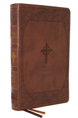 Nabre, New American Bible, Revidierte Ausgabe, Katholische Bibel, Großdruckausgabe, Lederweich, Braun, Daumenregister, Komfortdruck: Heilige Bibel - Nabre, New American Bible, Revised Edition, Catholic Bible, Large Print Edition, Leathersoft, Brown, Thumb Indexed, Comfort Print: Holy Bible