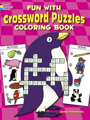 Spaß mit Kreuzworträtseln Malbuch - Fun with Crossword Puzzles Coloring Book