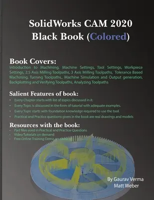 SolidWorks CAM 2020 Schwarzes Buch (farbig) - SolidWorks CAM 2020 Black Book (Colored)