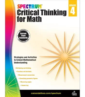 Spectrum Critical Thinking für Mathematik, Klasse 4 - Spectrum Critical Thinking for Math, Grade 4