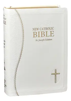 Neue katholische Bibel Med. Druck Dura Lux (Weiß) - New Catholic Bible Med. Print Dura Lux (White)