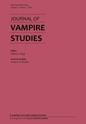 Zeitschrift für Vampirstudien: Vol. 1, No. 1 (2020) - Journal of Vampire Studies: Vol. 1, No. 1 (2020)