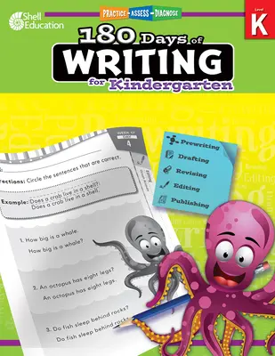 180 Tage Schreiben für den Kindergarten (Spanisch): Üben, Bewerten, Diagnostizieren - 180 Days of Writing for Kindergarten (Spanish): Practice, Assess, Diagnose