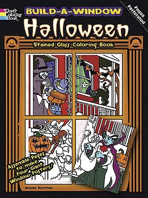 Build-A-Window Buntglasmalbuch Halloween - Build-A-Window Stained Glass Coloring Book Halloween