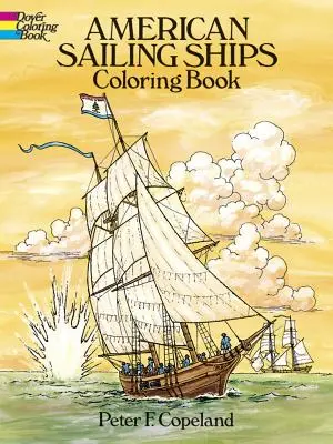 Amerikanische Segelschiffe Malbuch - American Sailing Ships Coloring Book