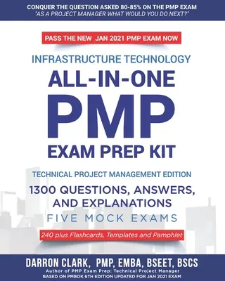 All-in-One PMP(R) EXAM PREP Kit, 1300 Fragen, Antworten und Erklärungen, 240 plus Flashcards, Vorlagen und Broschüre, aktualisiert für die Prüfung im Januar 2021: Basierend auf - All-In-One PMP(R) EXAM PREP Kit,1300 Question, Answers, and Explanations, 240 Plus Flashcards, Templates and Pamphlet Updated for Jan 2021 Exam: Based