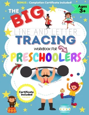 Das große Linien- und Buchstabensuchbuch für Vorschulkinder: Ein Arbeitsbuch für Kinder zum Üben von Stiftkontrolle, Linien nachzeichnen, Formen des Alphabets, Wortstruktur - The BIG Line and Letter Tracing Workbook For Preschoolers: A Workbook Kids to Practice Pen Control, Line Tracing, Shapes the Alphabet, Word Structure