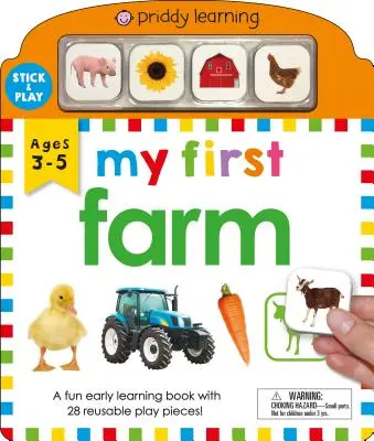 Mein erstes Spiel und Lernen: Bauernhof: Ein lustiges Buch zum frühen Lernen mit 28 wiederverwendbaren Spielfiguren - My First Play and Learn: Farm: A Fun Early Learning Book with 28 Reusable Play Pieces