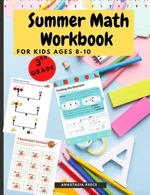 Sommer-Mathe-Arbeitsheft für Kinder im Alter von 8-10 Jahren: Mathe-Arbeitsheft für Kinder der 3. Klasse, Kleinkinder - Summer Math Workbook for kids Ages 8-10: Brain Challenging Math Activity Workbook for 3rd Grade Kids, Toddlers