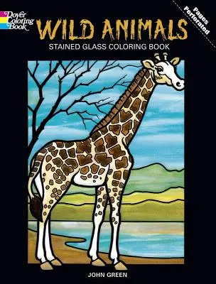 Wild Animals Glasmalerei Buch - Wild Animals Stained Glass Coloring Book