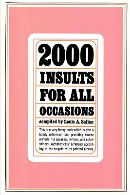 2000 Beleidigungen für alle Gelegenheiten - 2000 Insults for All Occasions