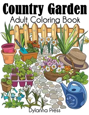 Country Garden Malbuch für Erwachsene - Country Garden Adult Coloring Book