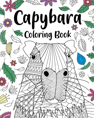Capybara Färbebuch für Erwachsene - Capybara Adult Coloring Book