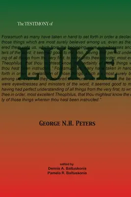 Das Zeugnis des Lukas: 1907 Biblische Studiennotizen zum Lukasevangelium - The Testimony of Luke: 1907 Biblical study notes on the Gospel of Luke