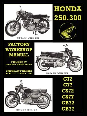 Honda Motorrad-Werkstatthandbuch 250-305 Twins 1960-1969 - Honda Motorcycles Workshop Manual 250-305 Twins 1960-1969