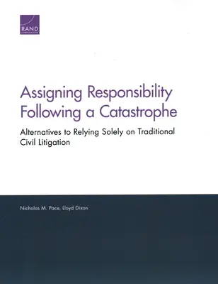 Die Zuweisung von Verantwortung nach einer Katastrophe: Alternativen zum traditionellen Zivilprozess - Assigning Responsibility Following a Catastrophe: Alternatives to Relying Solely on Traditional Civil Litigation
