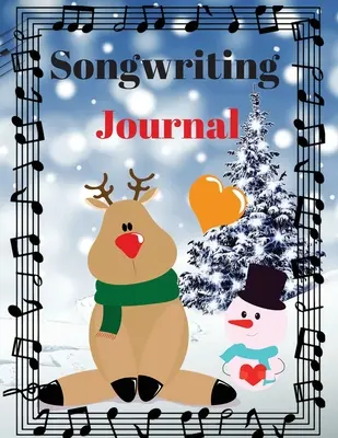 Songwriting Journal: Niedliches Musikkompositions-Manuskriptpapier für kleine Musiker und Musikliebhaber - Noten- und Textschreibpapier - - Songwriting Journal: Cute Music Composition Manuscript Paper for Little Musicians and Music Lovers - Note and Lyrics writing Staff Paper -