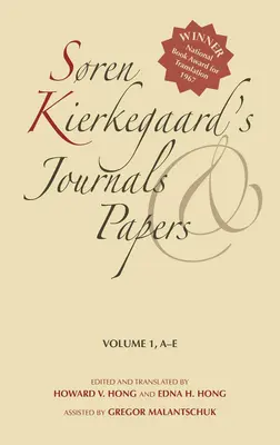Sren Kierkegaards Tagebücher und Aufzeichnungen, Band 1: A-E - Sren Kierkegaard's Journals and Papers, Volume 1: A-E
