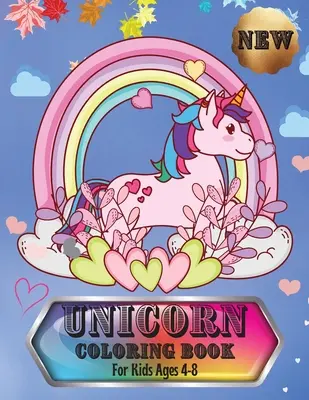 Einhorn-Malbuch: Für Kinder im Alter von 4-8 Jahren - Unicorn Coloring Book: For Kids Ages 4-8