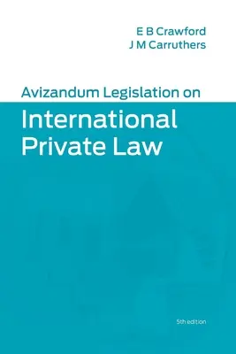 Avizandum Gesetzgebung zum Internationalen Privatrecht - Avizandum Legislation on International Private Law