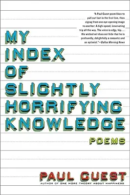 Mein Index des leicht erschreckenden Wissens - My Index of Slightly Horrifying Knowledge