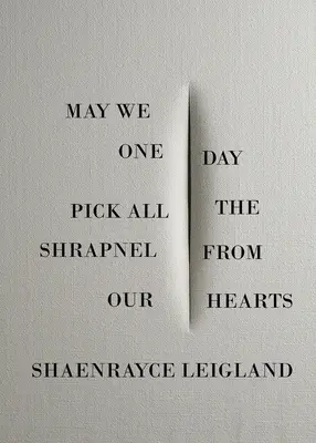 Mögen wir eines Tages alle Granatsplitter aus unseren Herzen holen - May We One Day Pick All the Shrapnel From Our Hearts