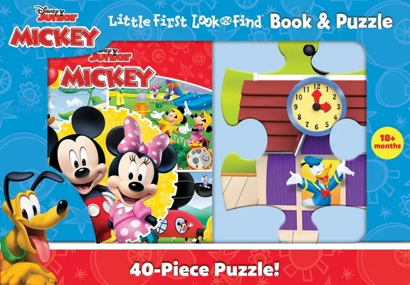 Disney Junior Mickey Mouse Clubhouse: Kleines erstes Suchbuch & Puzzle - Disney Junior Mickey Mouse Clubhouse: Little First Look and Find Book & Puzzle