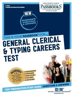 Test für allgemeine Büroberufe und Schreibarbeiten, 3720 - General Clerical & Typing Careers Test, 3720