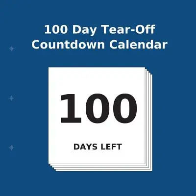 100-Tage-Abnehm-Countdown-Kalender - 100 Day Tear-Off Countdown Calendar