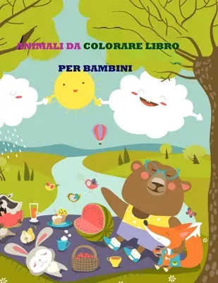 Tier-Malbuch für Bambini - Animali da colorare libro per bambini