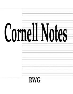 Cornell-Notizen: 200 Seiten 8,5 X 11 - Cornell Notes: 200 Pages 8.5 X 11