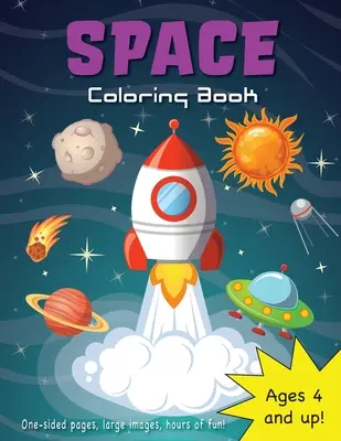 Weltraum-Malbuch für Kinder im Alter von 4-8 Jahren! - Space Coloring Book for Kids Ages 4-8!