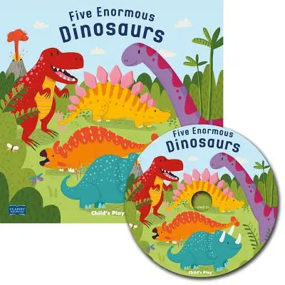 Fünf riesige Dinosaurier [Mit CD (Audio)] - Five Enormous Dinosaurs [With CD (Audio)]