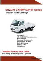 Suzuki Carry Truck DA16T Serie Teilehandbuch - Suzuki Carry Truck DA16T Series Parts Manual