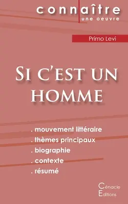 Fiche de lecture Si c'est un homme de Primo Levi (Analyse littraire de rfrence et rsum complet)