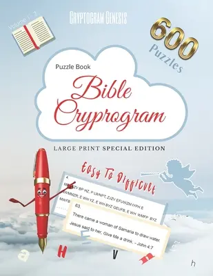 Rätselbuch Bibel Kryptogramm Großdruck Sonderausgabe: Bibel Kryptogramme, Kryptogramm Bibel Puzzle Bücher, Kryptogramme Bibel Zitate - Die komplette Se - Puzzle Book Bible Cryptogram Large Print Special Edition: Bible Cryptograms, Cryptogram Bible Puzzle Books, Cryptograms Bible Quotes - The Complete Se
