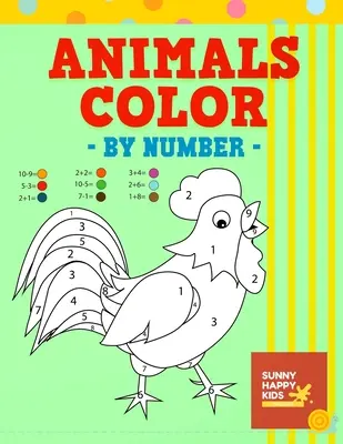 Tiere nach Zahlen ausmalen: Lustiges und lehrreiches Tier-Malbuch speziell für Kinder aller Altersstufen - Animals Color By Number: Fun and Educational Animal Coloring Book Designed Especially For Kids Of All Ages