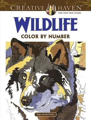 Creative Haven Wildlife Ausmalbuch Farbe nach Zahlen - Creative Haven Wildlife Color by Number Coloring Book