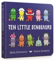 Zehn kleine Dinosaurier Brettbuch - Ten Little Dinosaurs Board Book