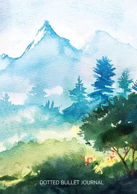 Watercolor Hillside - Gepunktetes Bullet Journal: Medium A5 - 5,83 x 8,27 - Watercolor Hillside - Dotted Bullet Journal: Medium A5 - 5.83X8.27