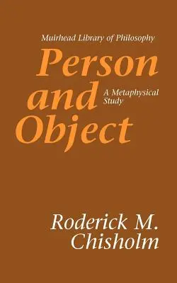 Person und Objekt: Eine metaphysische Studie - Person and Object: A Metaphysical Study