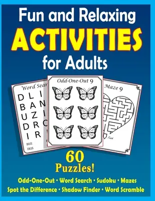 Lustige und entspannende Aktivitäten für Erwachsene: Puzzles für Menschen mit Demenz [Großdruck] - Fun and Relaxing Activities for Adults: Puzzles for People with Dementia [Large-Print]