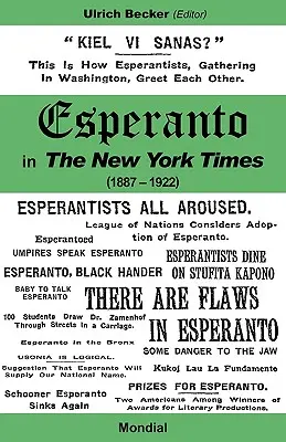 Esperanto in der New York Times (1887 - 1922) - Esperanto in the New York Times (1887 - 1922)