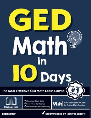 GED Mathe in 10 Tagen: Der effektivste GED Mathe Crashkurs - GED Math in 10 Days: The Most Effective GED Math Crash Course