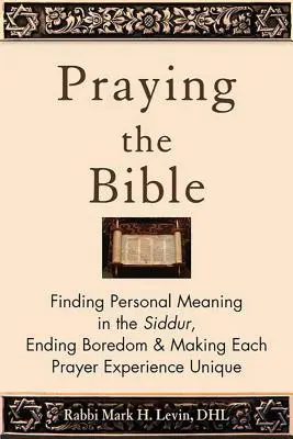 Das Beten der Bibel: Persönliche Bedeutung im Siddur finden, Langeweile beenden und jede Gebetserfahrung einzigartig machen - Praying the Bible: Finding Personal Meaning in the Siddur, Ending Boredom & Making Each Prayer Experience Unique