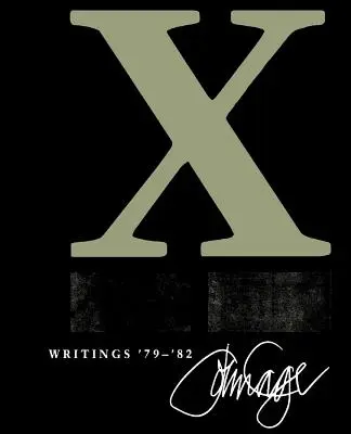 X: Schriften '79 '82 - X: Writings '79 '82