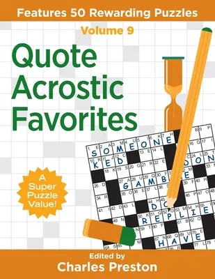 Zitat-Akrostichon-Favoriten: Mit 50 lohnenden Rätseln - Quote Acrostic Favorites: Features 50 Rewarding Puzzles