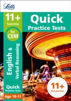 Letts 11+ Success - 11+ Verbal Reasoning Quick Practice Tests: Für die Cem-Tests: Alter 10-11 - Letts 11+ Success - 11+ Verbal Reasoning Quick Practice Tests: For the Cem Tests: Age 10-11