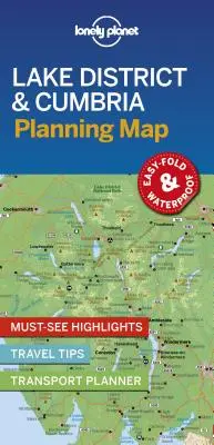 Lonely Planet Lake District & Cumbria Planungskarte 1 - Lonely Planet Lake District & Cumbria Planning Map 1