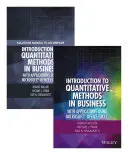 Einführung in die quantitativen Methoden in der Wirtschaft: Mit Anwendungen unter Verwendung von Microsoft Office Excel Set - Introduction to Quantitative Methods in Business: With Applications Using Microsoft Office Excel Set